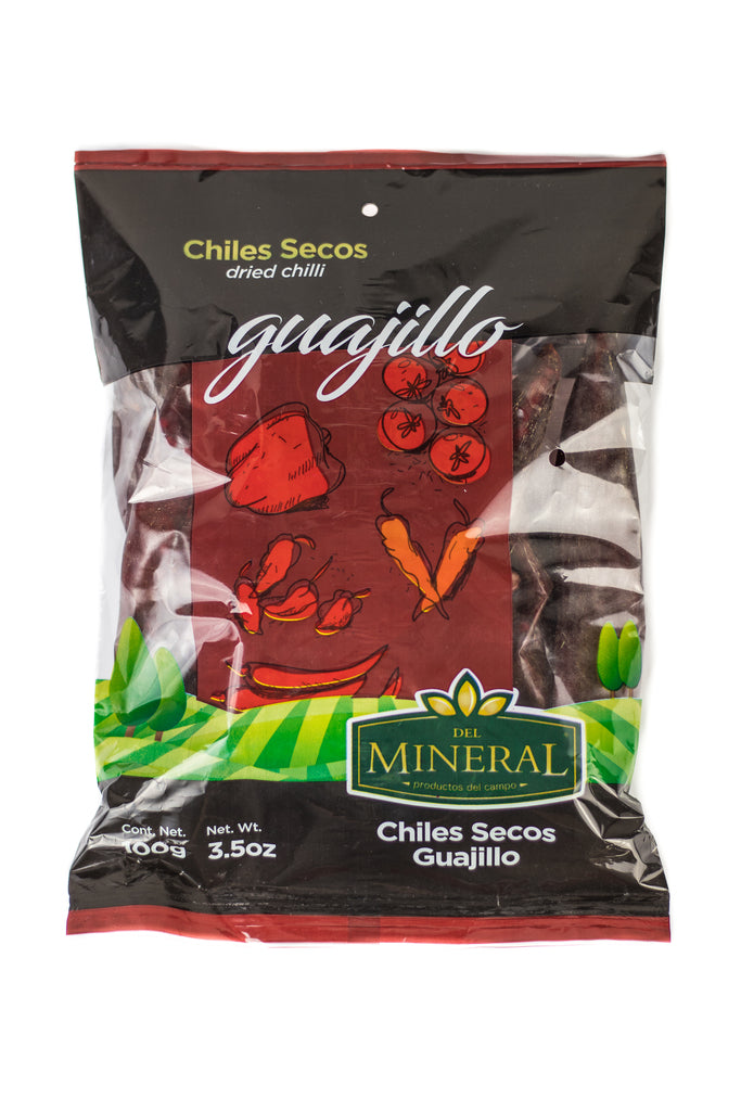 Chile Guajillo 100grs, kilo y caja