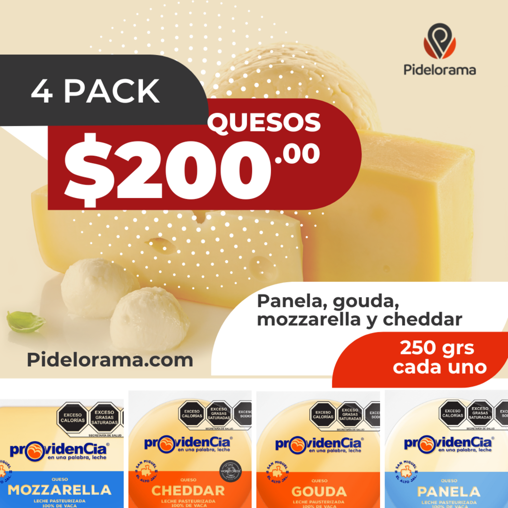 Pack 4 quesos